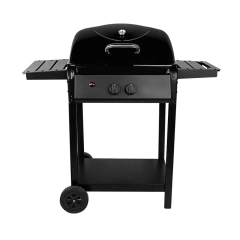 2 Burner Trolley Bbq Propane Gas Grill For Patio Garden Factory Portable Korean Gas Bbq Grill