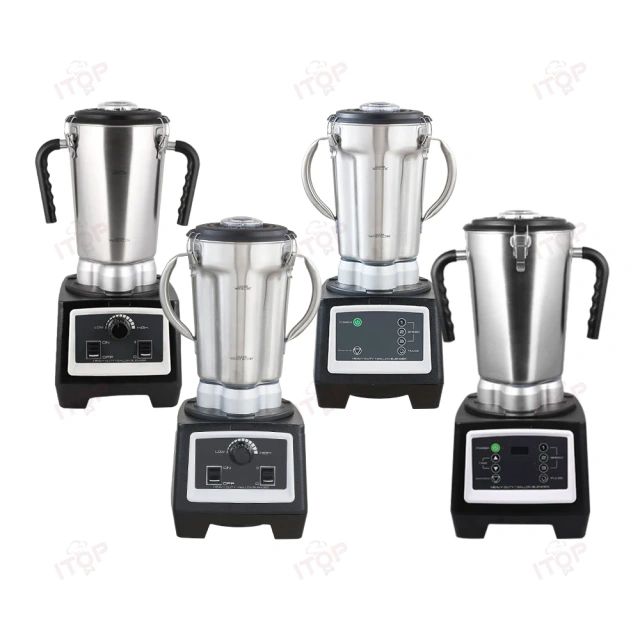 Premium 4l Commercial Smoothie Blender Countertop Heavy Duty 4 Liter 3200w Powerful Food Processors Mixer