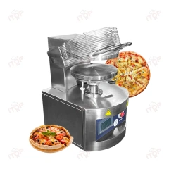 No Retraction Automatic Pizza Dough Roller Machine 6inch - 15inch Double Heating Plate Corn Tortilla Heating Pressing Machine