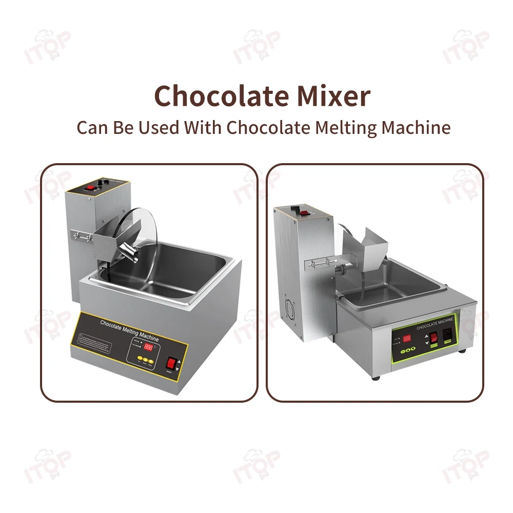 Commercial Chocolate Melting and Mixing Machine Chocolate Melters Tempering Machine With Melting Machine 8 KG