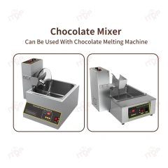 110v 220v Automatic Commerical Chocolate Blending Mixing Tempering Melting Machine Chocolate Dispenser Chocolate Pouring Machine