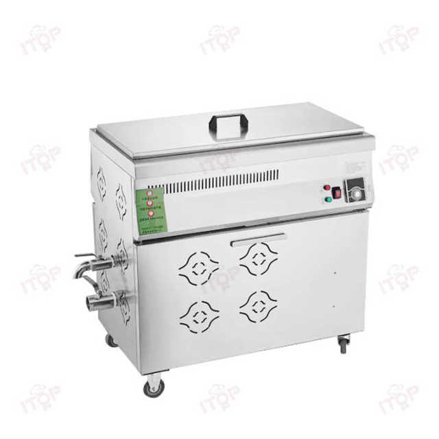 35l 55l 110l Commercial Stainless Steel Gas Fryer Stove Fried Potato Chips Oven Oil Water Separation Frying Pot