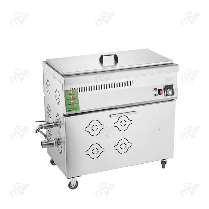 55l Large Single Tank Stainless Steel Commercial Electric Deep Fryer Industrial Oil-water Separation Deep Fryer Machine