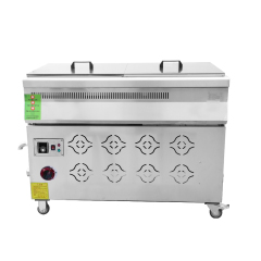 110l Gas Deep Fryer Automatic Oil Water Separator Continuous Frying Potatoes Churros Fryer