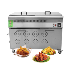 110 Litres Commercial Electric Large Baskets Potato Chips Fried Chicken Oil Water Separation Deep Fryer Machine