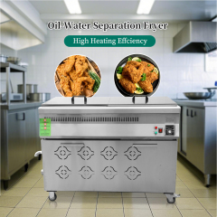 110 Litres Commercial Electric Large Baskets Potato Chips Fried Chicken Oil Water Separation Deep Fryer Machine