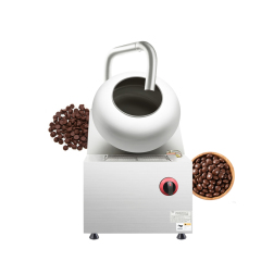 Lpg Gas 19l Drum Capacity Commercial Chocolate Coating Machine Customized Nuts Peanut Chocolate Making Machine