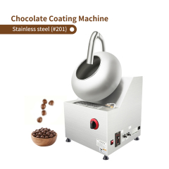 Lpg Gas 19l Drum Capacity Commercial Chocolate Coating Machine Customized Nuts Peanut Chocolate Making Machine