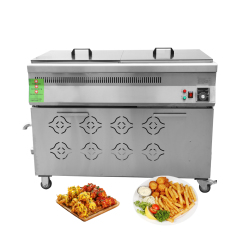 110 Litres Commercial Electric Large Baskets Potato Chips Fried Chicken Oil Water Separation Deep Fryer Machine