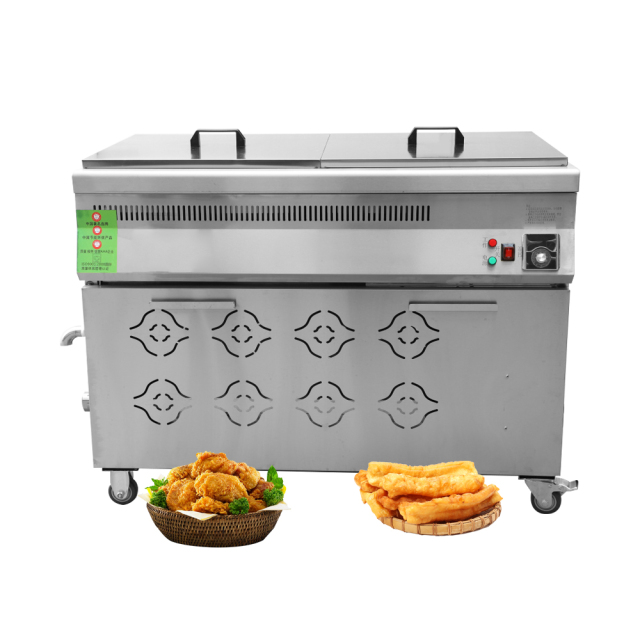 110 Litres Commercial Electric Large Baskets Potato Chips Fried Chicken Oil Water Separation Deep Fryer Machine
