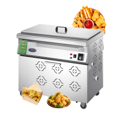 55l Large Single Tank Stainless Steel Commercial Electric Deep Fryer Industrial Oil-water Separation Deep Fryer Machine