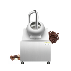 8L Automatic Candy Food Cocoa Nut Candy Small Almond Sugar Peanut Burger Film Chocolate Coating Pan Machine