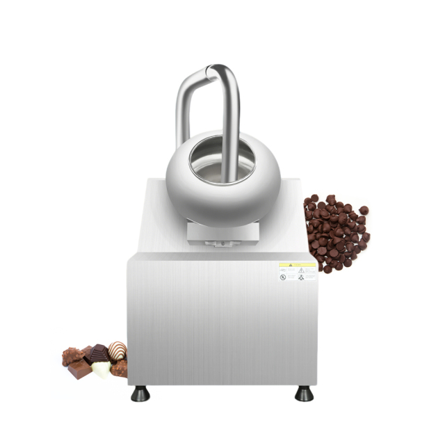 8L Automatic Candy Food Cocoa Nut Candy Small Almond Sugar Peanut Burger Film Chocolate Coating Pan Machine