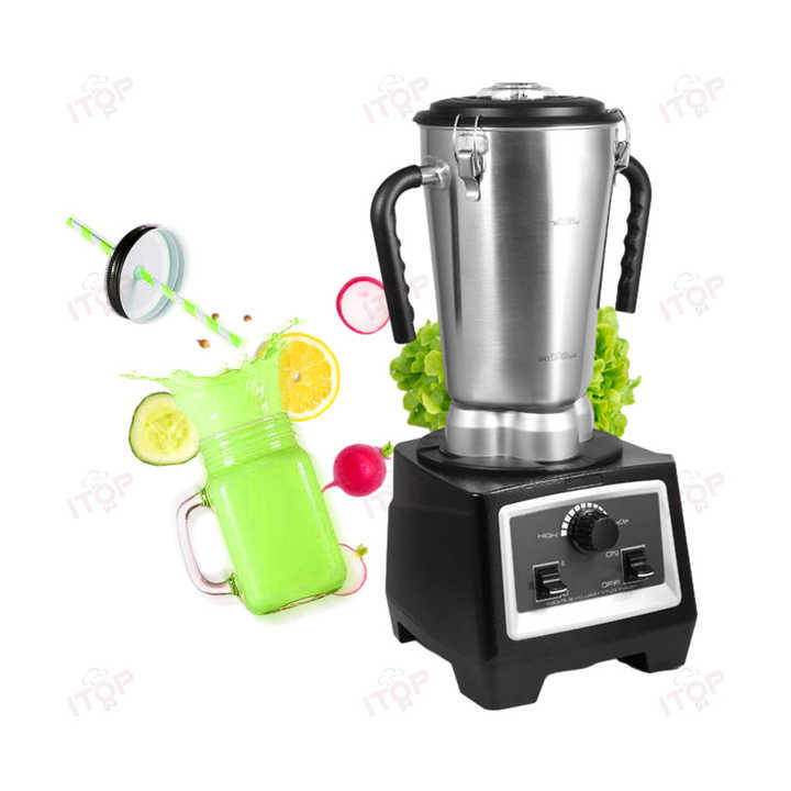 Digital Electric Timing Ice Smoothie Juicer Food Blender Machine Industrial Commercial 1 Gallon Heavy Duty Blender