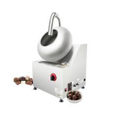 Lpg Gas 19l Drum Capacity Commercial Chocolate Coating Machine Customized Nuts Peanut Chocolate Making Machine