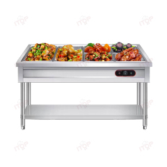 Electric Food Steam Table Buffet Food Warmer 3/4/5/6 pan Vertical Insulation Bain Marie 4*1/1GN Pan