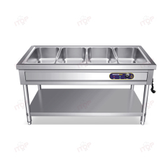 Electric Food Steam Table Buffet Food Warmer 3/4/5/6 pan Vertical Insulation Bain Marie 4*1/1GN Pan