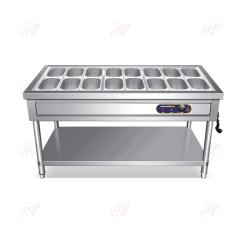 Electric Food Steam Table Buffet Food Warmer 3/4/5/6 pan Vertical Insulation Bain Marie 4*1/1GN Pan