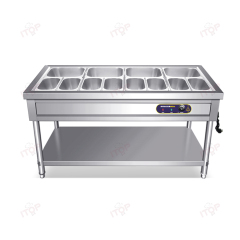 Electric Food Steam Table Buffet Food Warmer 3/4/5/6 pan Vertical Insulation Bain Marie 4*1/1GN Pan