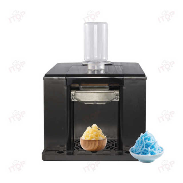 220v 110v 60kg/day 350ml Hopper Electric Bingsu Shaved Ice Machine Home Desktop Snowflake Ice Maker