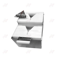 Easy Operation Sushi Onigiri Triangle Rice Ball Forming Machine and Packing Machine