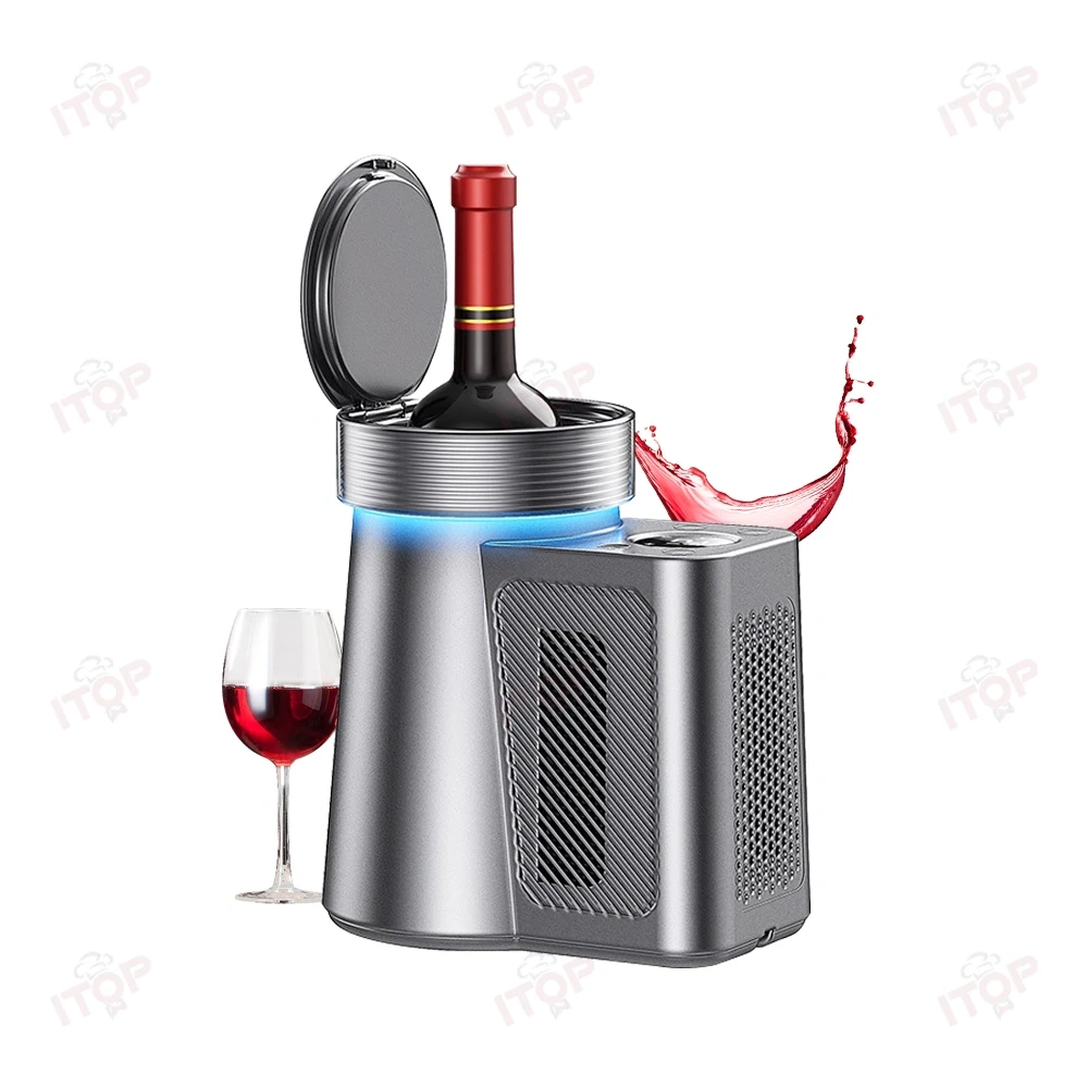 Thermoelectric Technology Smart Portable Home Desktop Cola Beer Cooling Red Wine Cooler