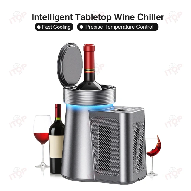 Thermoelectric Technology Smart Portable Home Desktop Cola Beer Cooling Red Wine Cooler