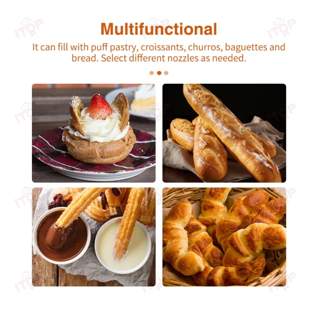 Handy Pastry Cream Filling Machine Chocolate Jam Cream Injector Injection Tool for Bakery Shop