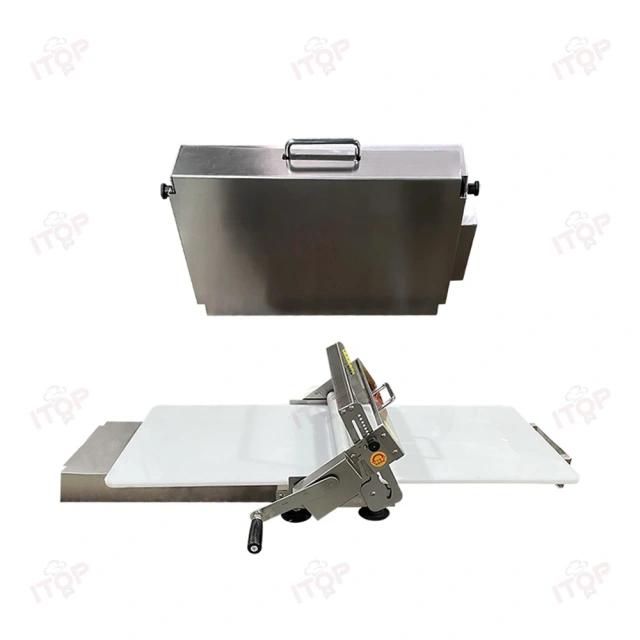 Foldable Manual Thickness Adjustable Croissant Pizza Pastry Noodle Dough Sheeter Roller Press Machine Thickness 2-25mm