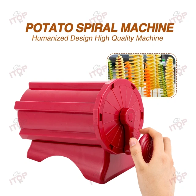 Potato Chip Stick Cutter Artistic Multifunctional Electric Tornado Potato Cutter Potato Spiral Machine