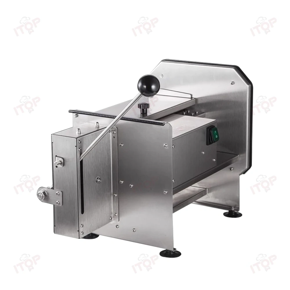 Stainless Steel Electric Dicer Cutter Fruit Vegetable Cube Chopper Slicer 225kg/h Work Continuously For 2 Hours