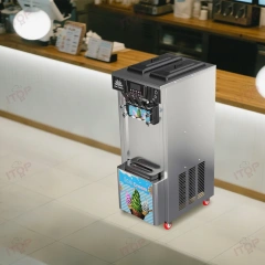 Vertical Mini Soft Ice Cream Machine for Sale 3 Flavors Ice Cream Maker Machine