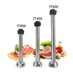 Commercial Stainless Steel Blender Stick 200mm/250mm/300mm/400mm/500mm for Handheld Immersion Blender Food Mixers