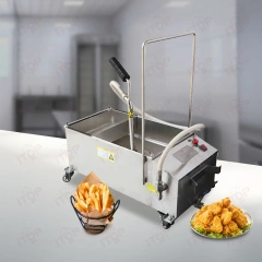 European Quality Deep Fryer Filter Machine Durable Oil Filtering Machine in Food Manufacturing Cooking Oil Filter