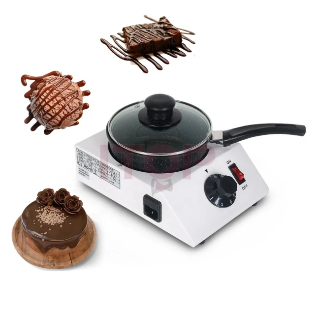 1.25kg Pan Electric Chocolate Melting Pot Professional Electric Wax Melt Warmer Party Household Chocolate Fondue Melter