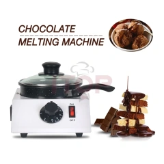 1.25kg Pan Electric Chocolate Melting Pot Professional Electric Wax Melt Warmer Party Household Chocolate Fondue Melter