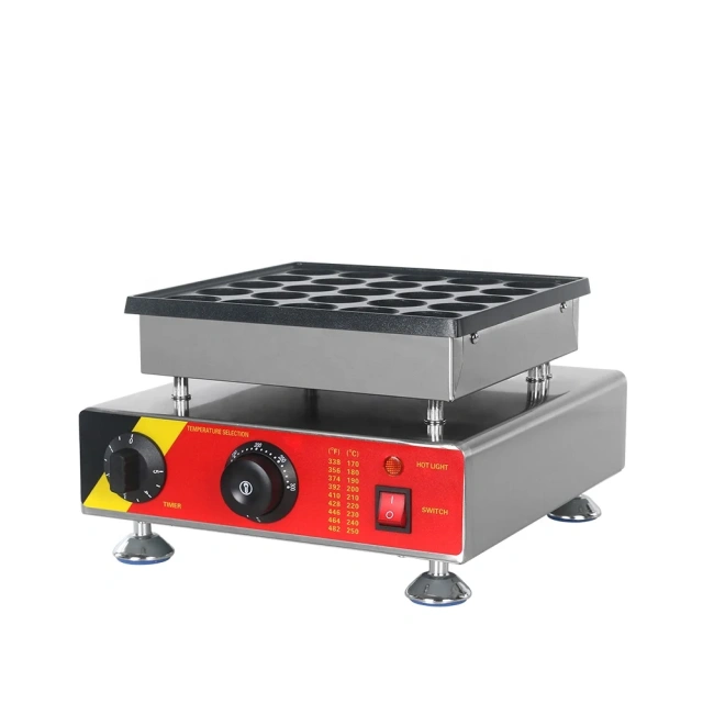 25 Pcs Commerical Machine for Making Pancakes Mini Pancakes Waffle Machine Poffertjes Grill CE Approved