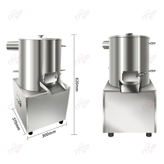 50kg/h Automatic Garlic Peeling Machine Commercial Garlic Skin Peel Removing Machine Pneumatic Dry Garlic Peeler Machine