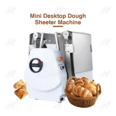 Electric Compact Countertop Mini Small Roll Tabletop Dough Sheeter Machine Bench Top Benchtop Potable Dough Pastry Sheeter