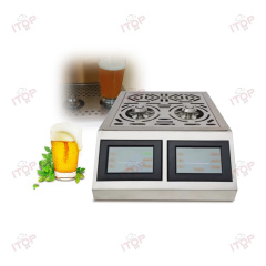 2-nozzle Beer Tap Dispenser Bottoms Up Beer Dispenser Draughtbeer Dispensing Machine Beer Volume Can Be Adjusted