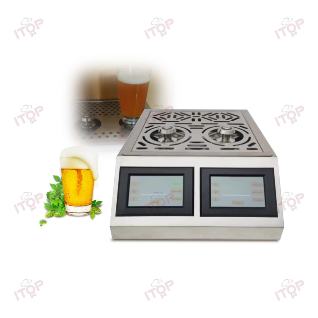 2-nozzle Beer Tap Dispenser Bottoms Up Beer Dispenser Draughtbeer Dispensing Machine Beer Volume Can Be Adjusted