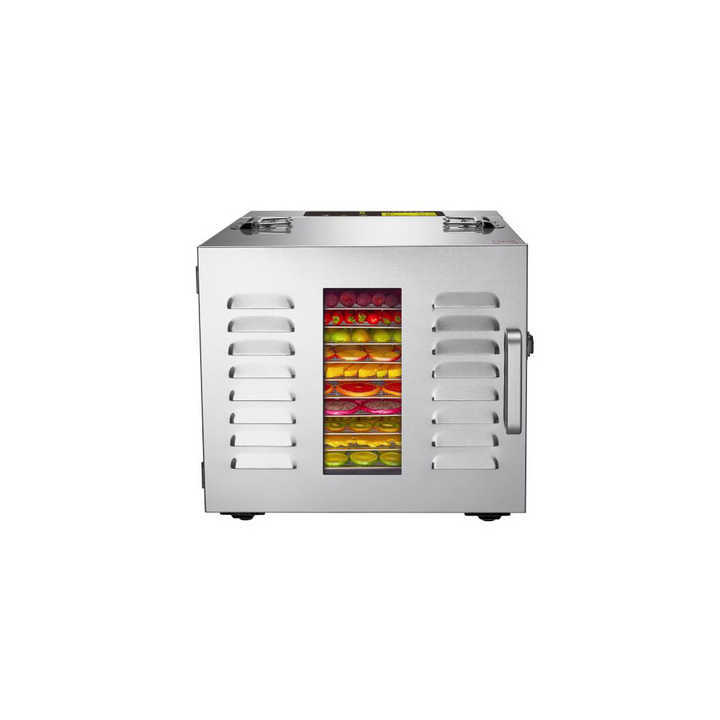 59L Industrial Dehydrator  Stainless Steel Fruit Dehydrator Drying Machine 10 Layer Electric Food Dehydration Equipment