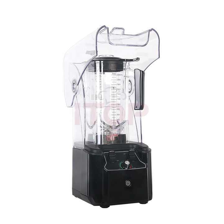 2L Hopper Commercial Blender Heavy Duty Blender for Smoothies with Sound Cover