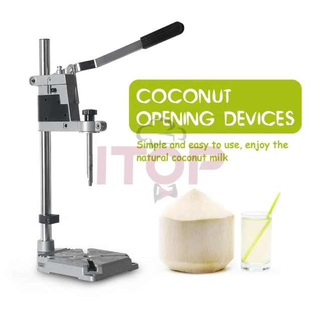 Commercial Coconut Puncher Tender Coconut Driller Opener Opening Tool Green Coconut Punching Machine