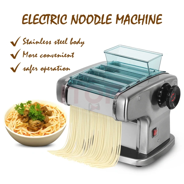 3 Blades Electrical Kitchen Pasta Maker Mini Commercial Automatic Noodles Making Machine Electric Small Home Noodle Maker