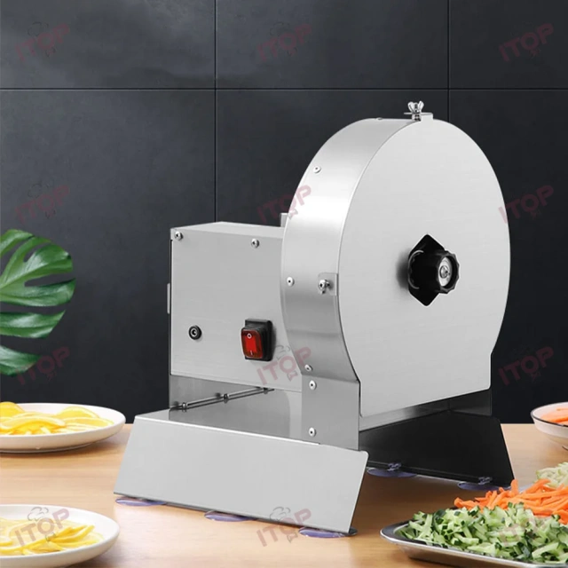 Commercial Mtifctional Stainless Steel Vegetable Fruit Slicer Potato Cutter Restaurants Manufacturing Plants Retail Food Motor