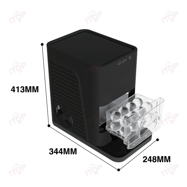 Sphere Ice Maker Fast Ice Making 5 Cm Large Ice Ball With Automatic Cleaning Function Suitable for Home and Bar