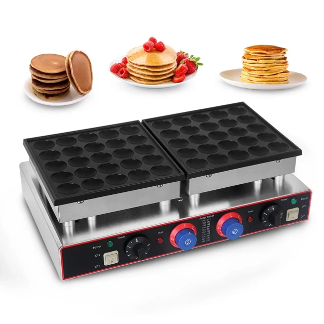 50 Holes Commercial Nonstick Poffertjes Griller Machine Mini Dutch Pancakes Poffertjes Machine Dorayaki Making Machine