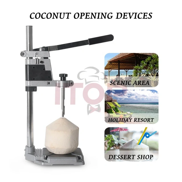 Commercial Coconut Puncher Tender Coconut Driller Opener Opening Tool Green Coconut Punching Machine
