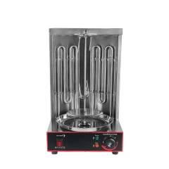 Electric Doner Kebab Shawarma Grill Machine Tacos Al Pastor Gyros Rotisserie Automatic Rotary Stainless Steel Kebab Doner